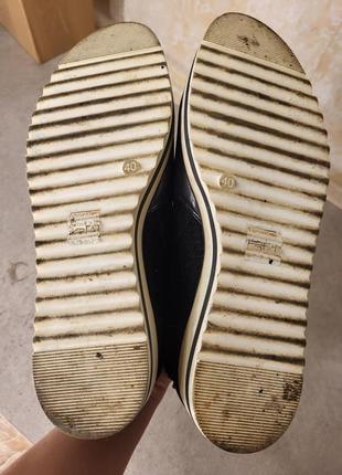 Черевики черевика снікерси 25,5 см жіночі серюряні павутинка ретро платформа 26 см трактор змійка замок шкіра сітка6 фото