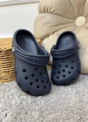 Хіт продаж дитячі сині крокси класік crocs classic clog kids navy