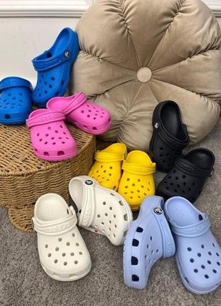 Дитячі крокси класік в кольорах для хлопчиків та дівчаток crocs classic clog kids