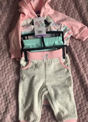 Костюм для немовлят, набір одягу для діток 0-61 фото