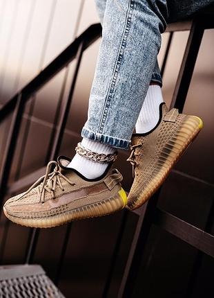 Жіночі кросівки adidas yeezy boost 350 v2 earth адідас ізі буст