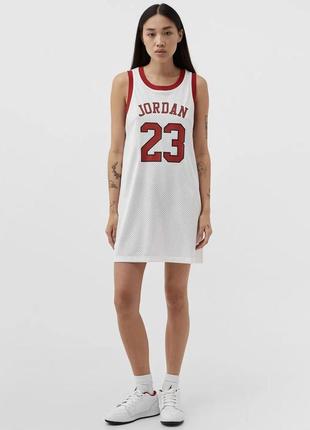 Жіноче плаття майка jordan white heritage jersey dress