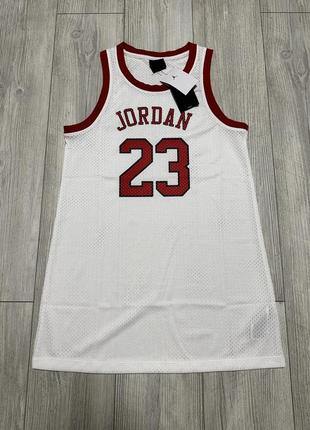 Жіноче плаття майка jordan white heritage jersey dress3 фото