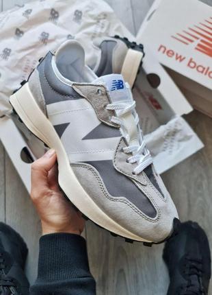 New balance 327 grey/white 41