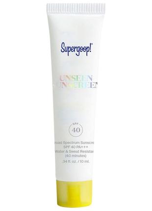 Сонцезахисний засіб, supergoop! unseen sunscreen spf 40 pa+++