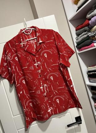 Сорочка рубашка шикарна оверсайс від бренду 🏷uno1 фото