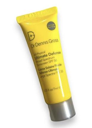 Физический спф с высокой степенью защиты, dr. sennis gross skincare all-physical active defense broad spectrum sunscreen spf 50