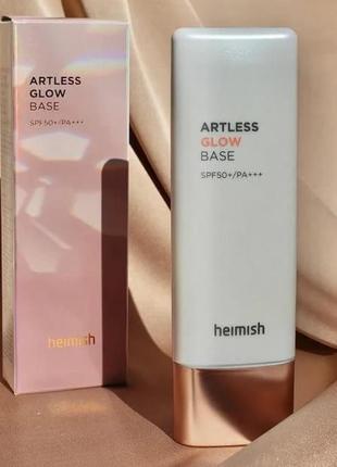 База под макияж heimish artless glow base spf50+ pa+++