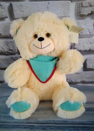 Ведмідь м'яка іграшка 35*24*27 см персиковий