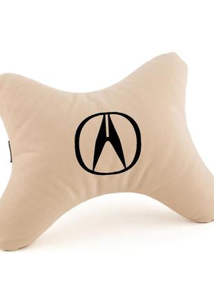 Дорожня подушка для шиї, підголівник під голову з логотипом akura