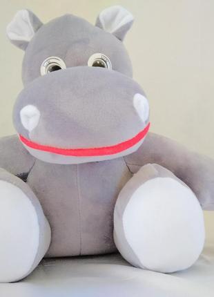 Бегемот м'яка іграшка 28х17х36 см