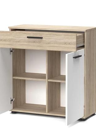 Комод для вещей из дсп с ящиком и полками