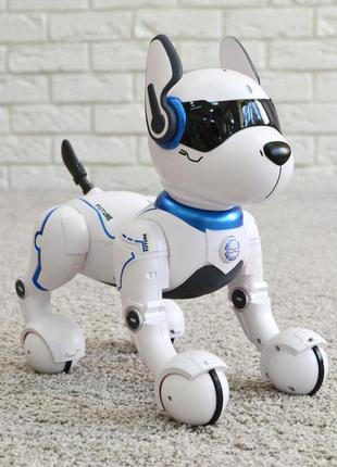 Интерактивная игрушка собака робот a 001 с голосовыми командами на радиоуправлении