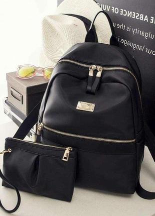 Жіночий рюкзак 2021, міський практичний рюкзак чорного кольору, al-2542-10