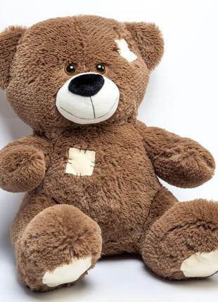 М'яка іграшка ведмедик 50х30 см темно-коричневий тедді