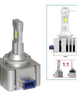 Комплект светодиодных ламп qline ultra d8s 65w 6000k (2шт)