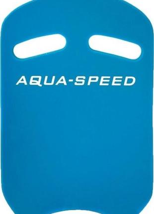Доска для плавания aqua speed uni kickboard 5642 голубой уни 43x28x3,6 см 162
