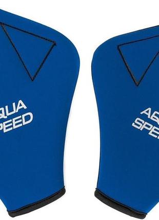 Перчатки для плавания aqua speed neopren gloves 6180 (174) 24 x 19 см синий (5908217661807)