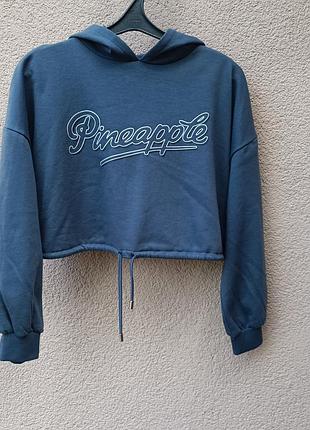 Укороченное худи primark фирменный укороченный свитшот pineapple