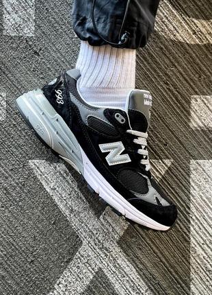 Мужские кроссовки new balance 993 black 41-42-43-44-45