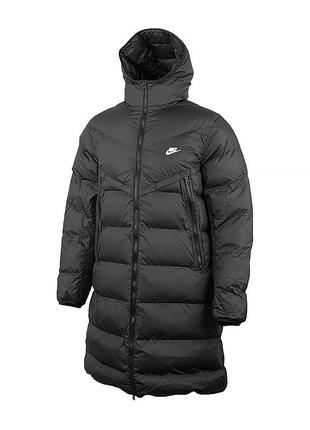 Чоловіча куртка nike m nk sf wr pl-fld hd parka чорний 2xl (dr9609-010 2xl)