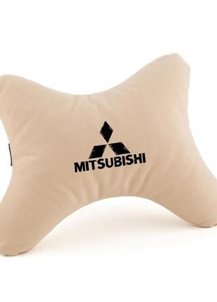 Дорожная подушка под голову mitsubishi