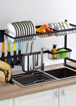 Сушарка для посуду з неіржавкої сталі, storage shelf sink storage rack xl-738