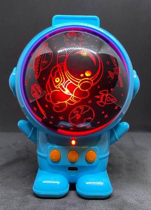 Нічник-проєктор астронавт, spaceman projection light 4 кольори