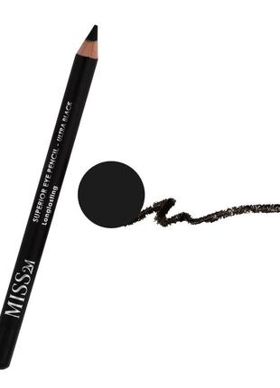 Олівець для очей miss2m 01 ultra black, 1,4 г