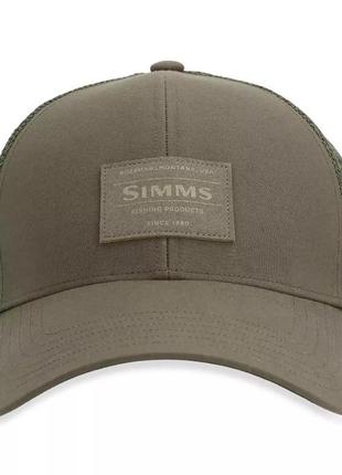 Кепка simms cardwell trucker dark olive1 фото