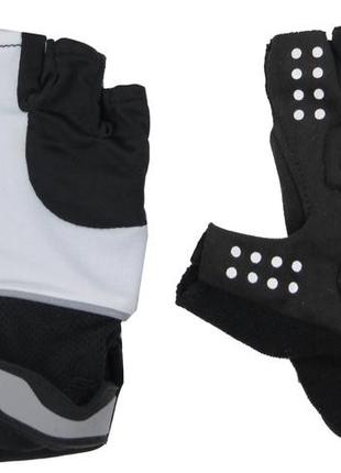 Перчатки женские для занятия спортом, велоперчатки crivit белые