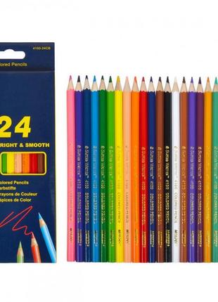 087120 олівці кольорові 24 кольори superb wrinter