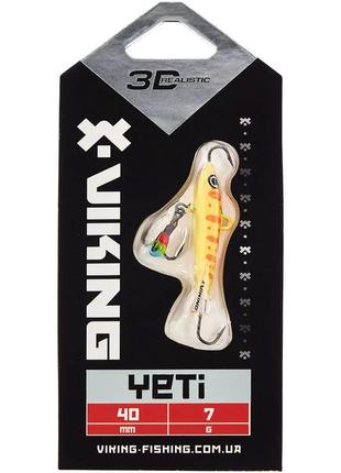 Балансир viking fishing yeti ice jig 40mm 7.0g #6 japanese school2 фото