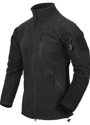 Кофта флісова helikon-tex alpha tactical jacket black