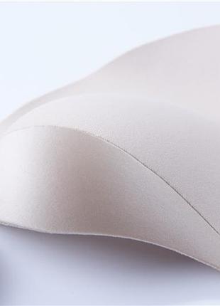 Бесшовный гладкий бюстгальтер, литая чашка 3д объем, бежевый