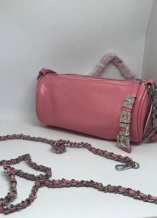 Жіноча сумочка колір насичений рожевий 437279