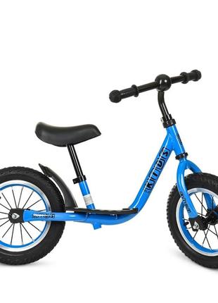 Біговел дитячий profi kids m 4067a-3 блакитний, 12 дюймів