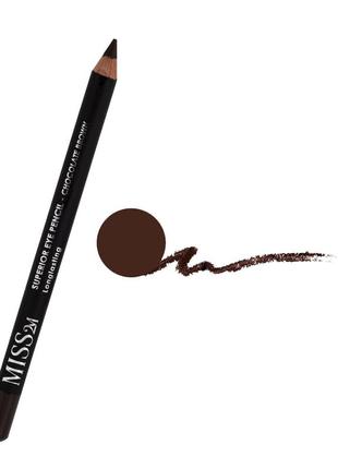 Олівець для очей miss2m 05 chocolate brown, 1,4 г