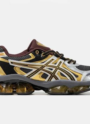 Asics gel quantum kinetic  gold silver 381 фото