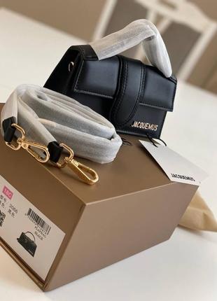 Жіноча сумка в стилі jacquemus mini black premium.5 фото