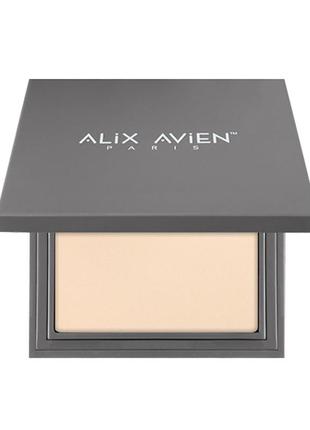 Шелковистая компактная пудра alix avien, 01 porcelain, 9,5 г