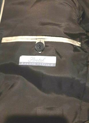 Классический мужской пиджак жакет в полоску6 фото