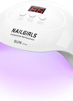 Лампа сушилка для ногтей, питание от usb, 36 вт nailgirls uv & led light