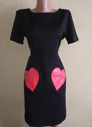 Love moschino шикарное платье премиум бренда
