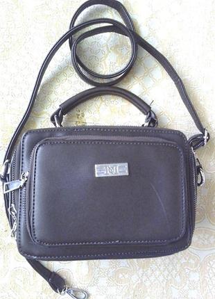 Удобная вместительная сумочка кросс-боди, 21х16х7см