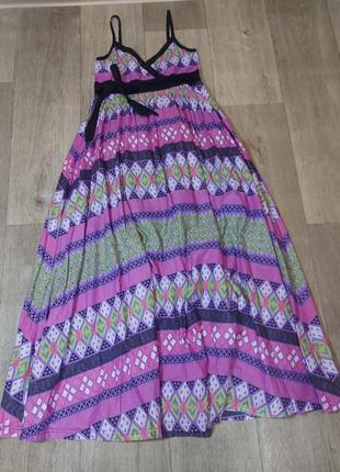 Сарафан длинный натуральный 12/13 лет
