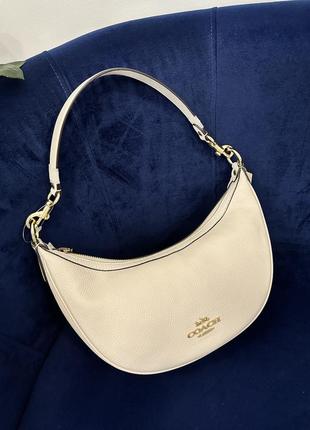 Сумка брендова coach aria shoulder bag шкіра оригінал на подарунок дружині/дівчині