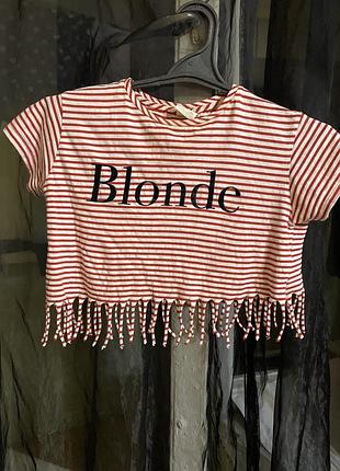 Топ zara blonde