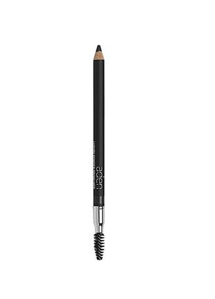 Олівець для брів aden cosmetics luxory powder brow liner black