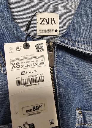 Джинсовий комбінезон zara8 фото